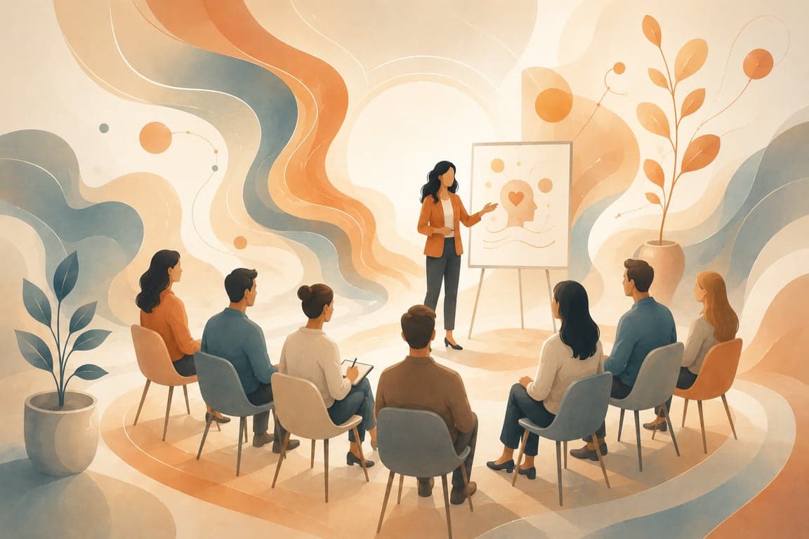Atelier de managers travaillant une situation d’équipe